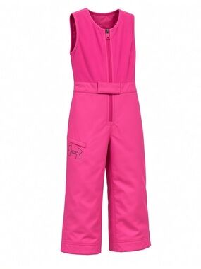 Under Armour Girls' Pink Insulated Snow Bib Pants ** as is